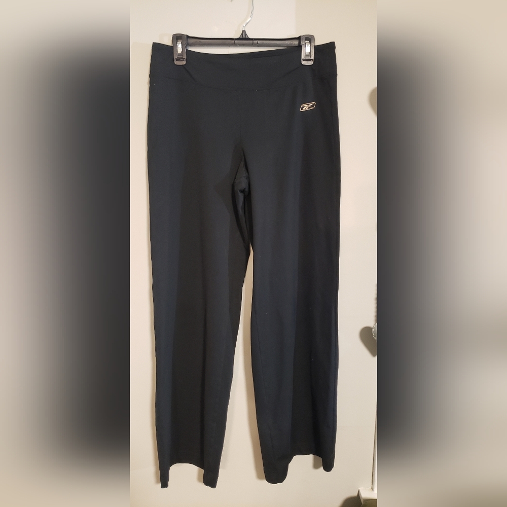 Reebok athletic pants. Wide leg. Color Black. Size Med.